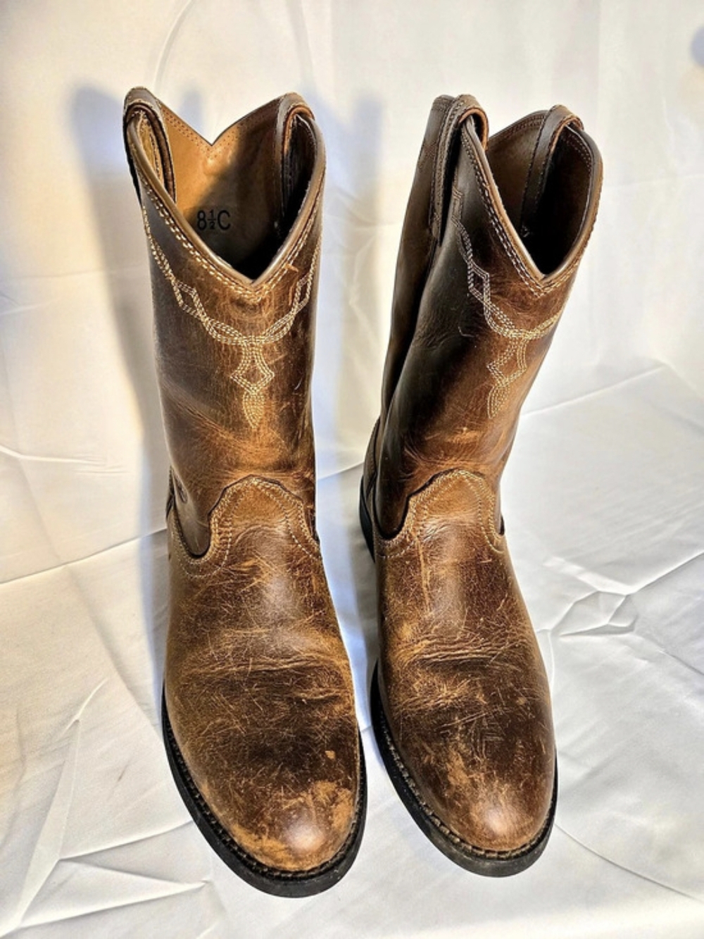 Ariat Heritage R Toe Western Boot Women's Brown Western Boots US 8.5